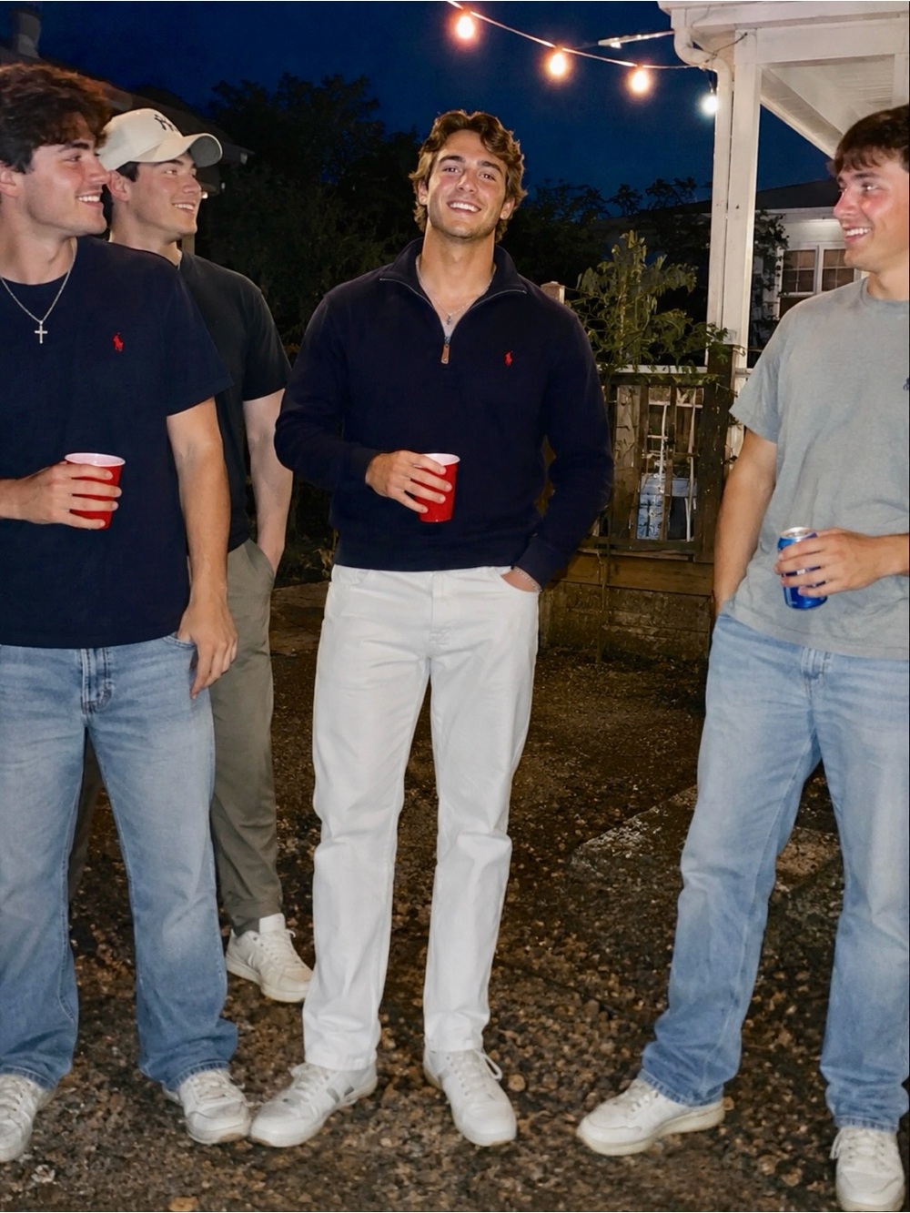 Ralph Lauren Denim & Supply Straight Fit Pants White Jeans Mens Sz 34x32 Polo